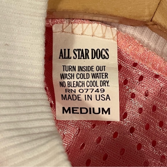 All Star Dogs New York Pink Pull On Jersey - Picture 9 of 9